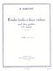 Bohuslav Martinu: Etudes Faciles A Deux Violins Vol.1: Violin Duet: Instrumental