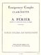 Perier: 20 Etudes De Virtuosite: Clarinet: Study
