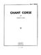 Henri Tomasi: Chant corse: Clarinet: Score