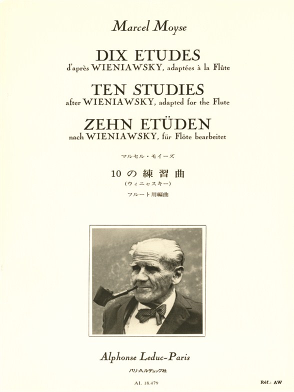 Marcel Moyse: 10 Etudes D'Apres Wieniawsky: Flute: Study