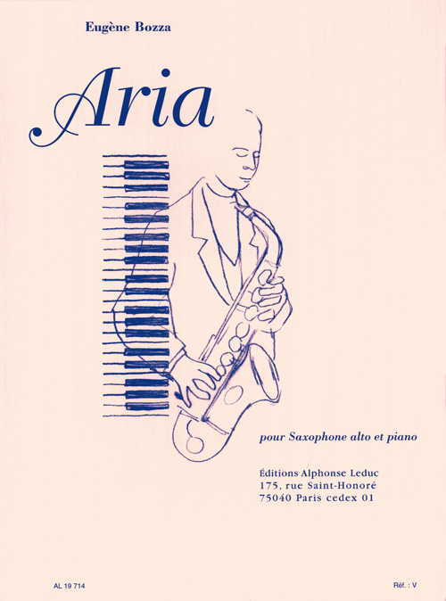 Eugne Bozza: Aria: Alto Saxophone: Instrumental Work