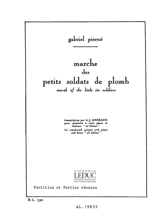 Gabriel Piern: Marche des petits Soldats de Plomb Op.14  No.6: Wind Ensemble: