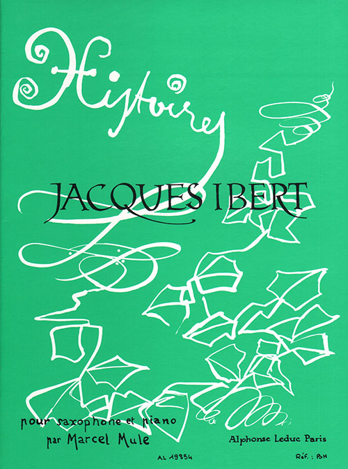 Jacques Ibert: Histoires Pour Saxophone Et Piano: Alto Saxophone: Instrumental
