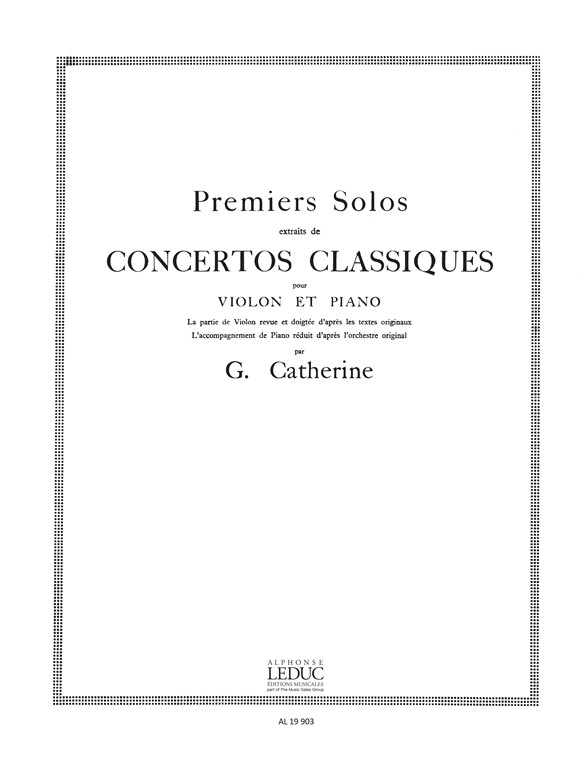 Louis Spohr: Premier Solo Extrait concerto No.9: Violin: Instrumental Work