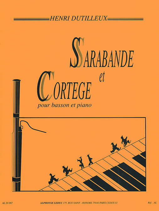 Henri Dutilleux: Sarabande et Cortege for Bassoon and Piano: Bassoon: