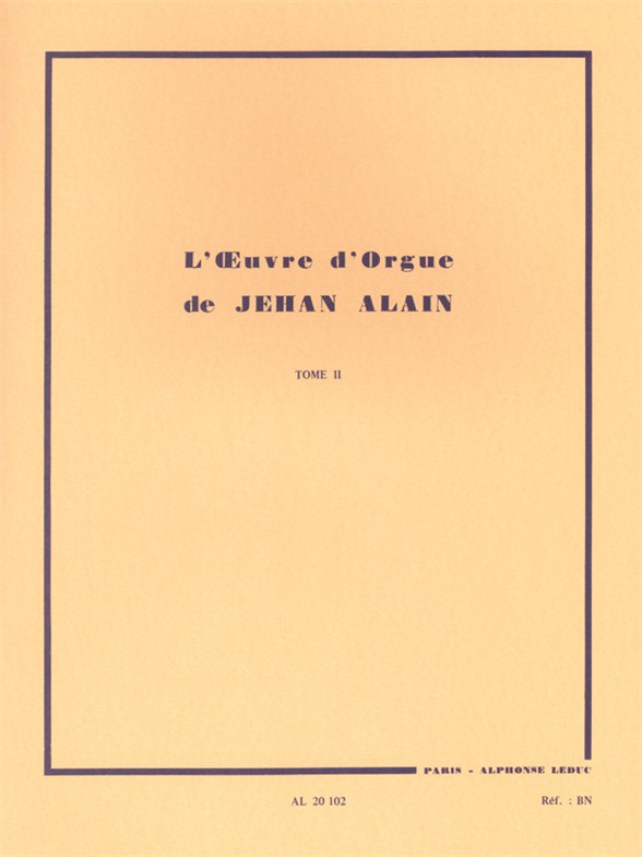 Alain: Oeuvre D'Orgue 2: Organ: Instrumental Album