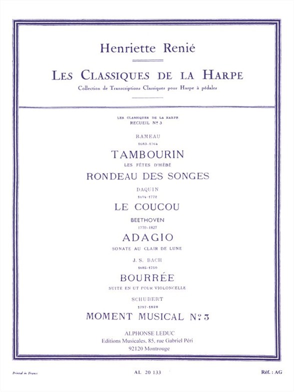 Les Classiques de la Harpe Vol. 3: Harp: Instrumental Album