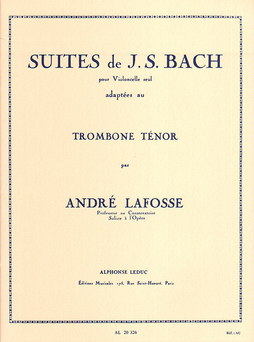Johann Sebastian Bach: Suites For Cello: Cello: Instrumental Album