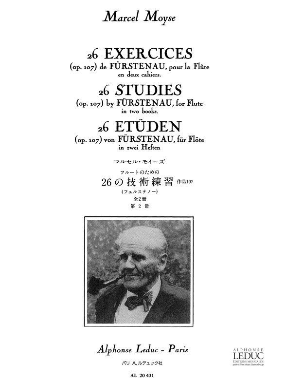 Marcel Moyse: 26 Exercices de Frstenau Op.107  Vol.2: Flute: Study
