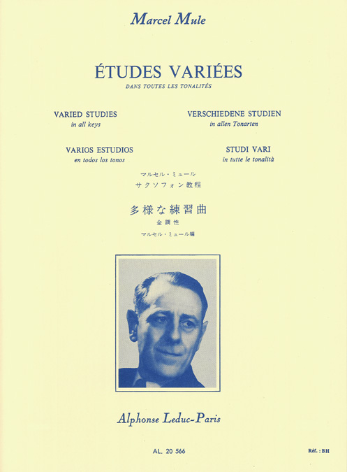 Marcel Mule: Etudes Variees: Saxophone: Study