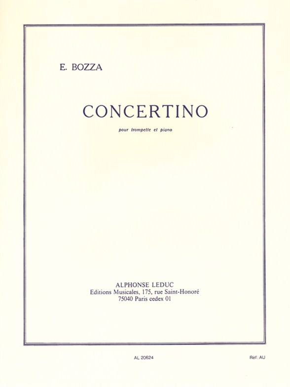 Eugène Bozza: Concertino For Trumpet And Piano: Trumpet: Instrumental Work