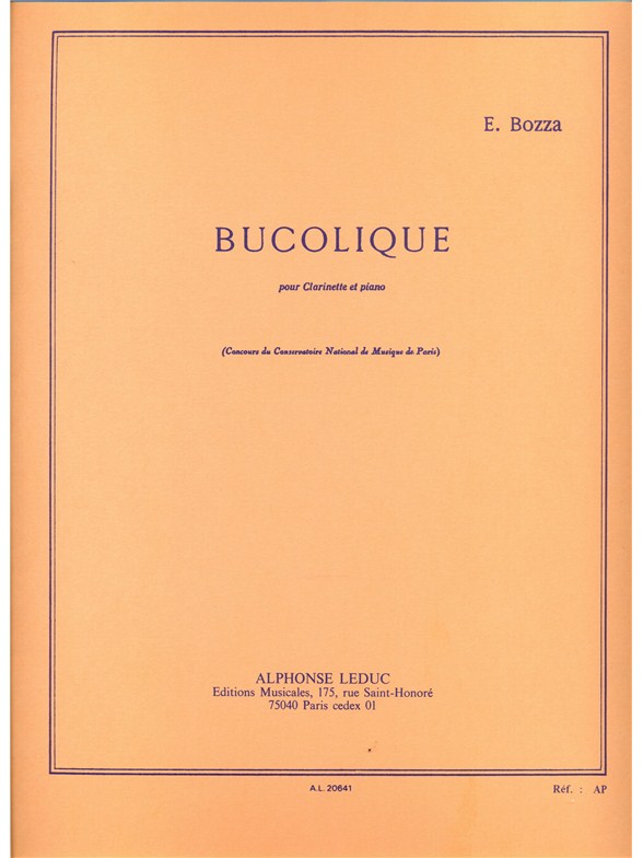 Eugène Bozza: Bucolique: Clarinet: Instrumental Work