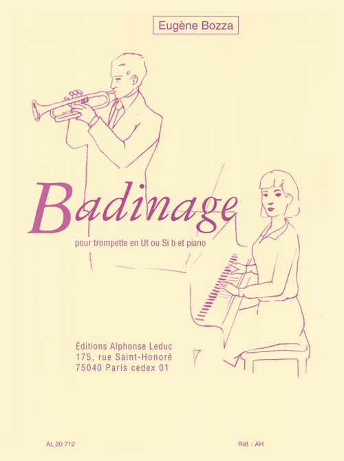 Eugne Bozza: Badinage: Trumpet: Instrumental Work