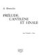 Alfred Desenclos: Prelude Cantilene Et Finale: Cello: Score