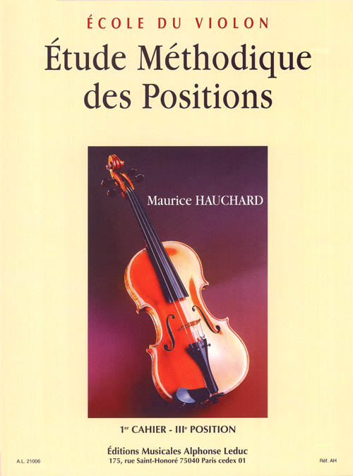 Maurice Hauchard: Etude Methodique Des Positions Vol 1: Violin: Instrumental