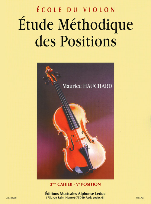 Maurice Hauchard: Etude Mthodique des Positions Vol 3: Violin: Instrumental