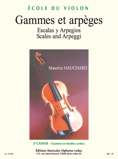 Maurice Hauchard: Gammes et Arpeges  Vol.2: Violin: Study