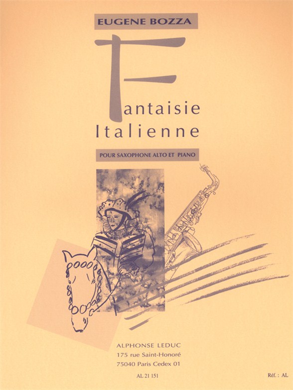 Eugène Bozza: Fantaisie Italienne: Alto Saxophone: Instrumental Work