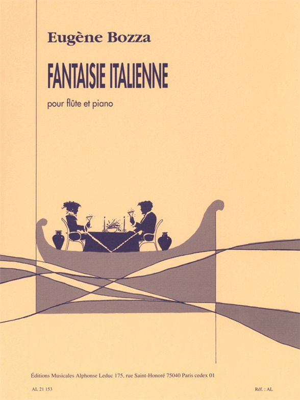 Eugène Bozza: Fantaisie Italienne For Flute And Piano: Flute: Instrumental Work