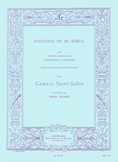 Camille Saint-Saëns: Fantasie Es.: Trumpet: Instrumental Work