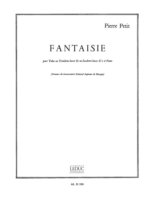 Pierre Petit: Fantaisie: Tuba: Instrumental Work