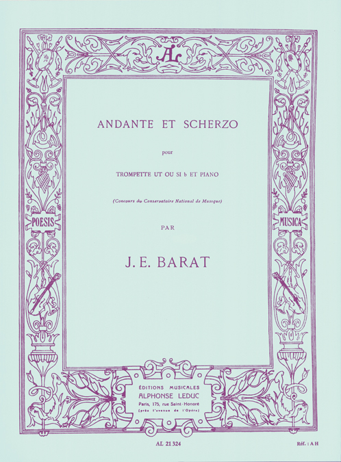 Joseph Edouard Barat: Andante & Scherzo: Trumpet: Instrumental Work