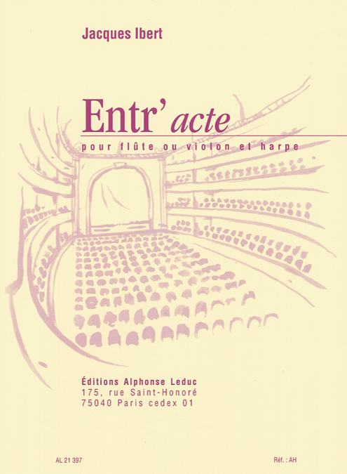Jacques Ibert: Entr'acte: Flute & Harp: Instrumental Work