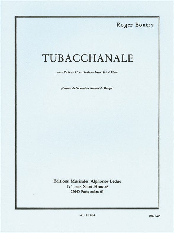 Roger Boutry: Tubacchanale: Tuba