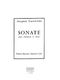 Jacques Castérède: Sonate: Clarinet: Score