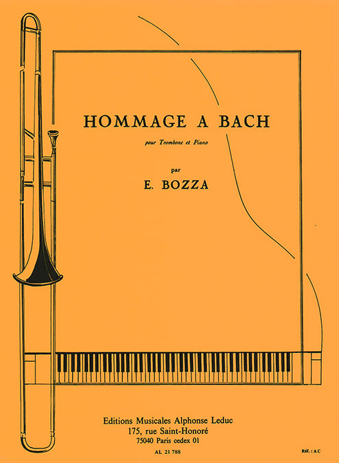 Eugne Bozza: Hommage A Bach: Trombone: Instrumental Work