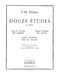 Pierre-Max Dubois: 12 Etudes: Bassoon: Score