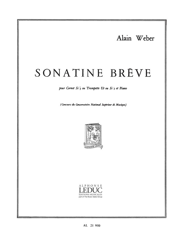 A. Weber: Sonatine brve: Trumpet: Score