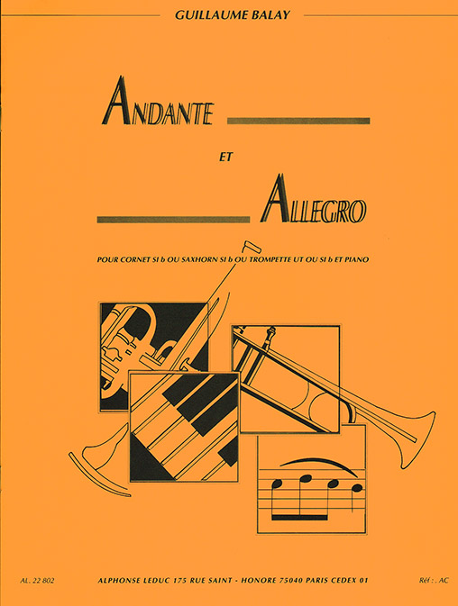 Guillaume Balay: Andante et Allegro: Cornet: Instrumental Work