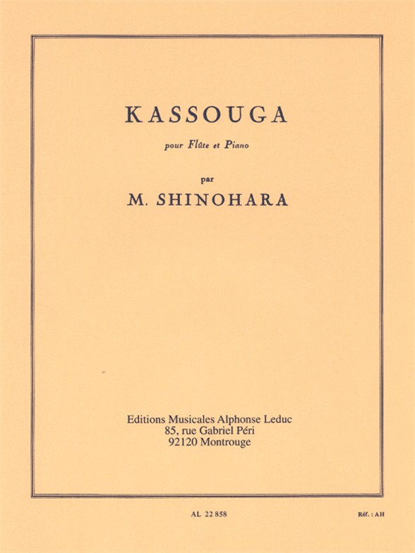 Makoto Shinohara: Kassouga: Flute: Instrumental Work
