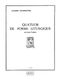 Jacques Charpentier: Jacques Charpentier: Quatuor de Forme liturgique: Trombone