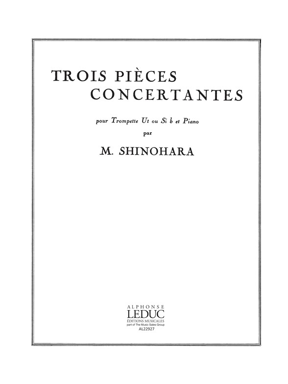 Shinohara: 3 Pieces Concertantes: Trumpet: Score