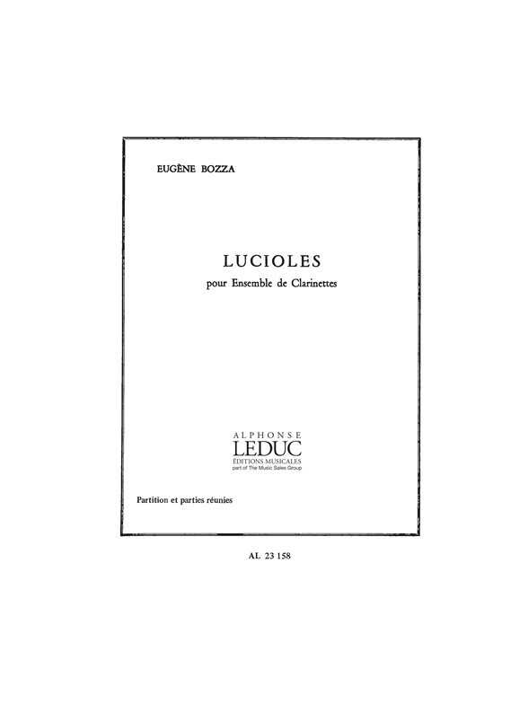 Lucioles: Clarinet: Score and Parts
