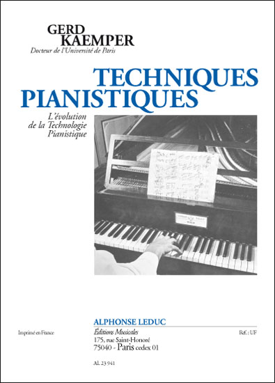 Gerd Kaemper: Techniques pianistiques (Piano): Piano: Instrumental Tutor