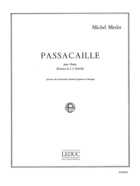 Michel Merlet: Passacaille: Harp: Score