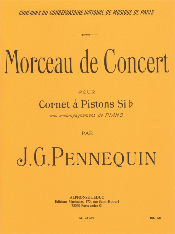 J.G. Pennequin: Morceau de Concert: Trumpet: Instrumental Work