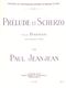 Paul Jeanjean: Prelude Et Scherzo: Bassoon: Instrumental Work