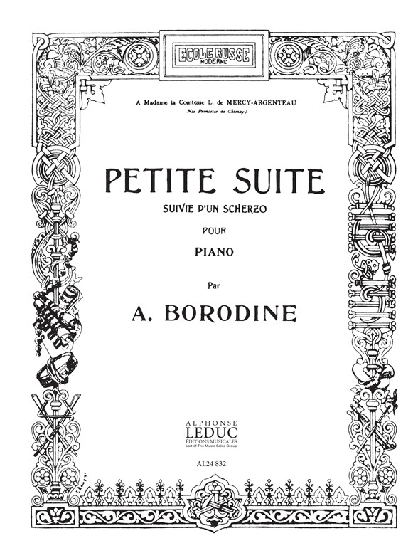 Alexander Porfiryevich Borodin: Au Couvent: Piano: Score
