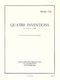 Cals: Four Inventions for Percussion and Piano: Percussion: Instrumental Work