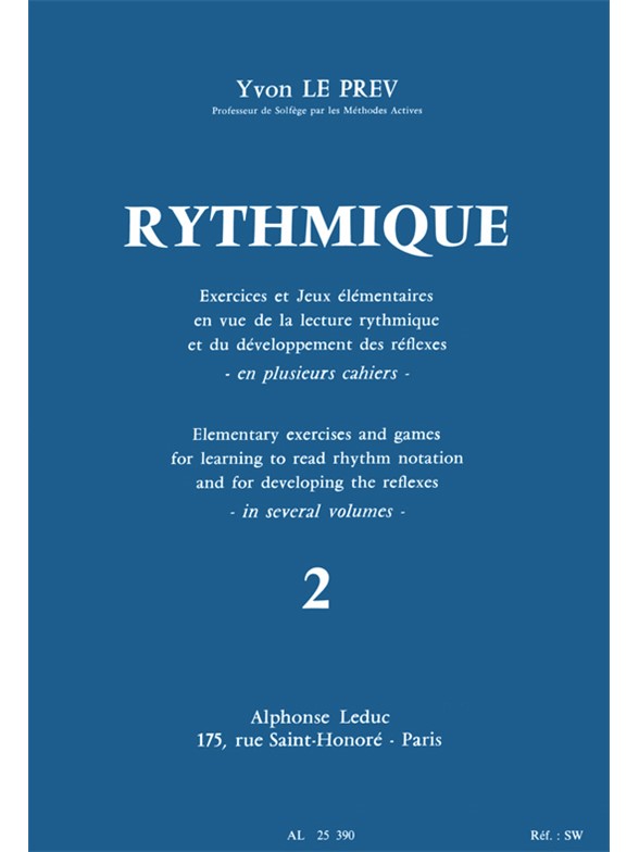 Yvon Le Prev: Rythmique Vol.2: Score