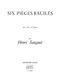 Henri Sauguet: 6 Pieces Faciles: Flute & Guitar: Score