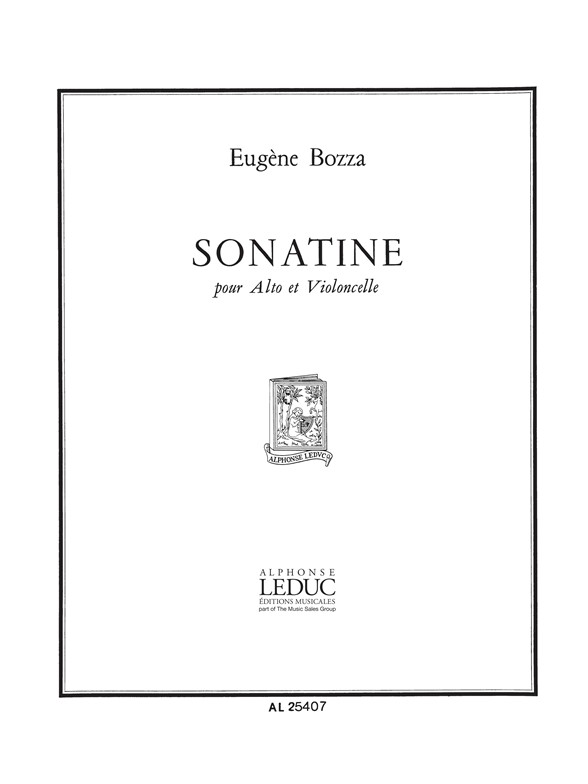 Eugène Bozza: Sonatine: Viola & Cello: Score