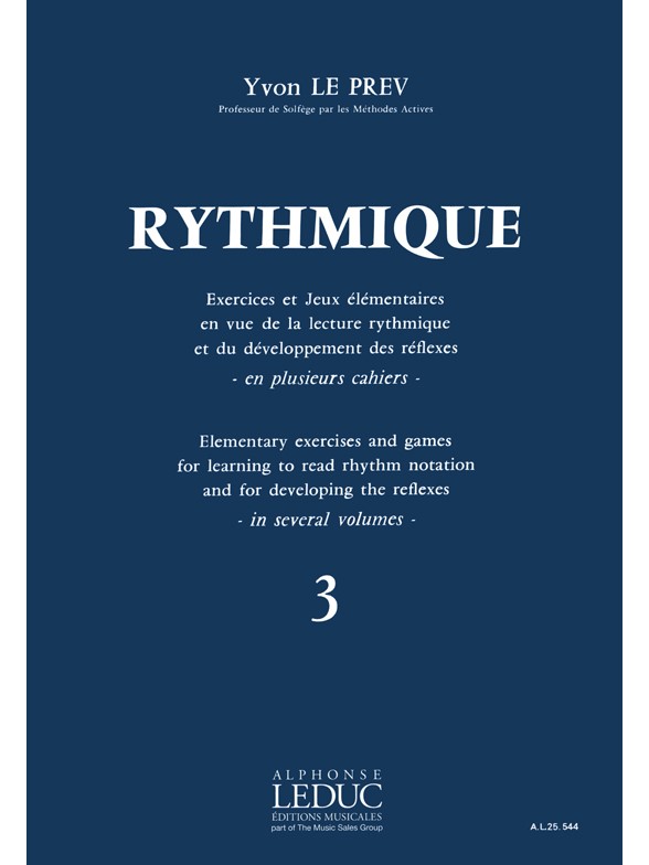 Yvon Le Prev: Rythmique Vol.3: Score