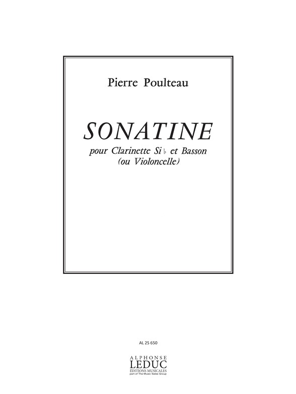 Pierre Poulteau: Pierre Poulteau: Sonatine: Mixed Duet: Score