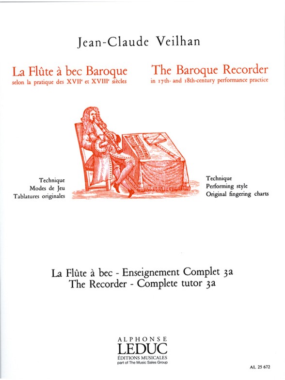 Jean-Claude Veilhan: Jean-Claude Veilhan: La Flûte a Bec Vol.3: Treble Recorder: