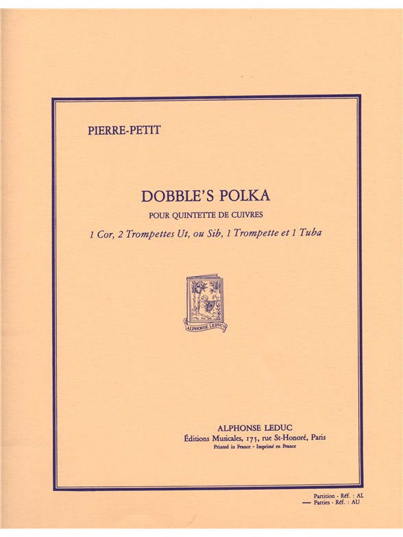 P. Petit: Dobble'S Polka: Brass Ensemble: Parts